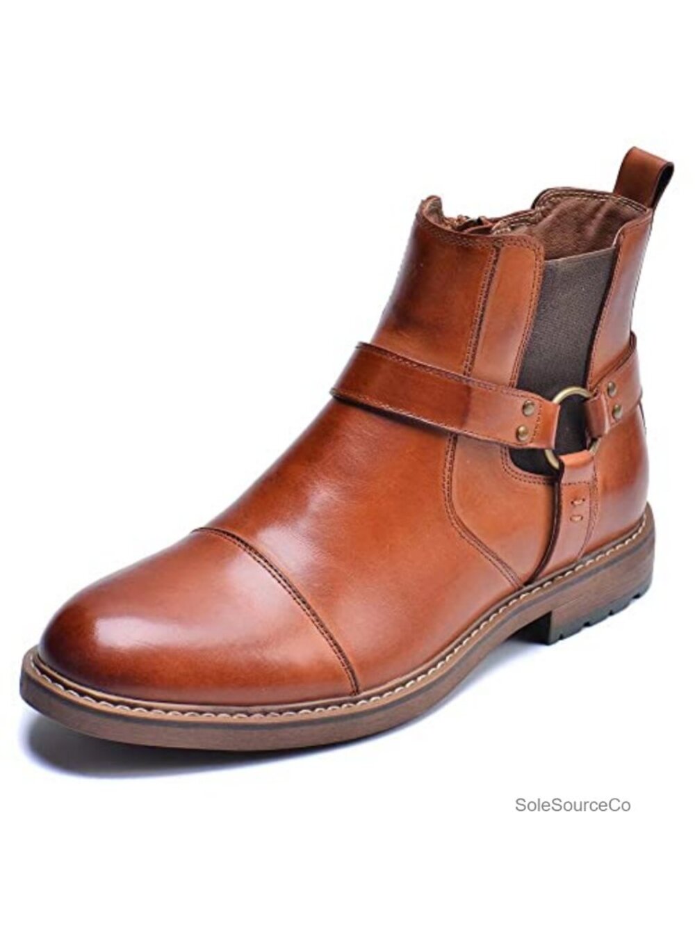 Men's Genuine Leather Chelsea Ankle Boots Oxford Casual Formal Dress Boot